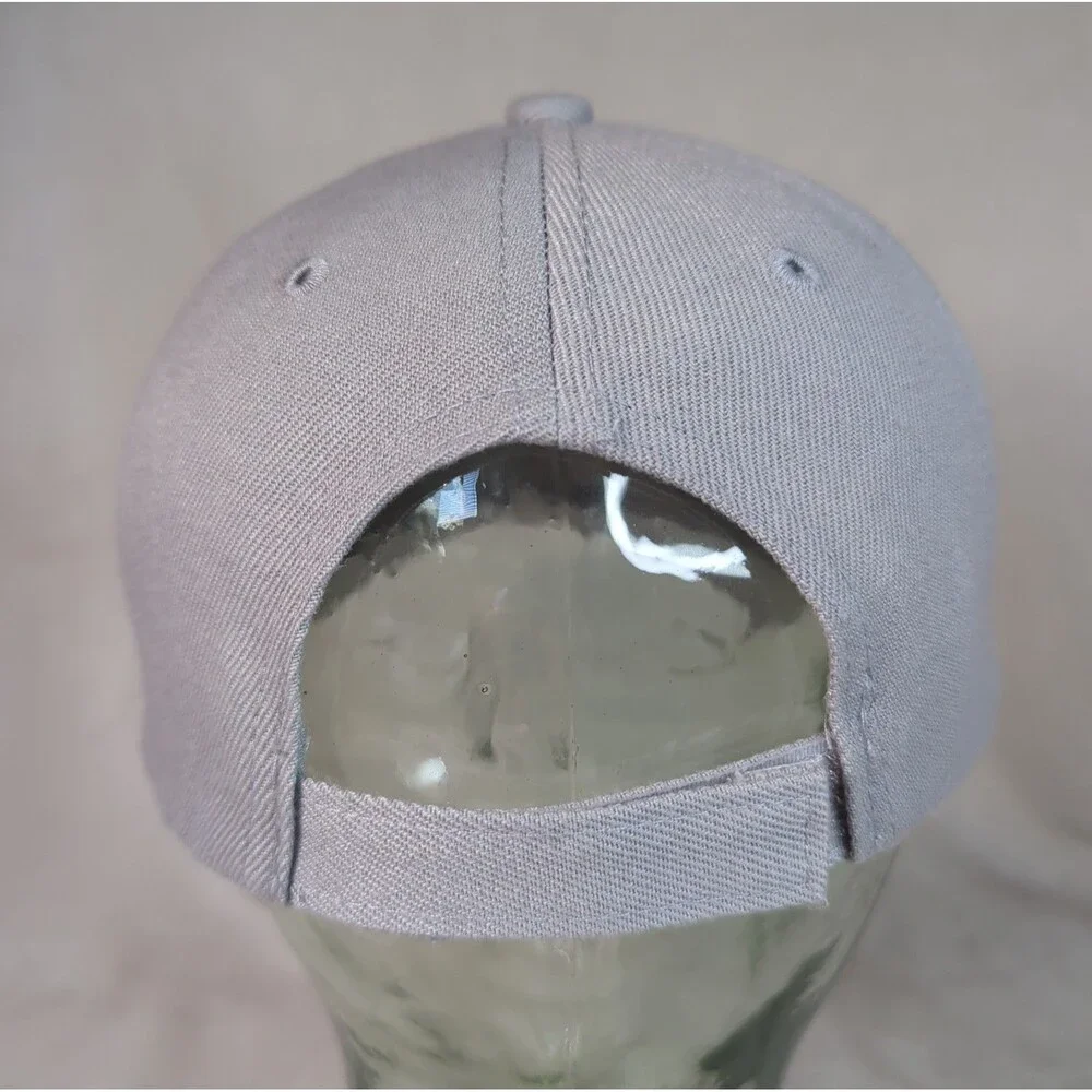 Columbia Fireflies Hat Mens Gray Strap Back Embroidered Baseball MiLB KC Royals